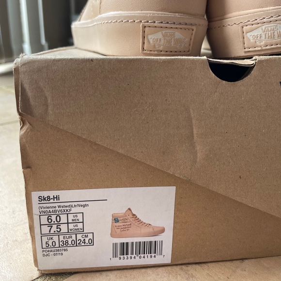 NEW IN BOX Vivienne Westwood X Vans sk8-Hi - Picture 4 of 7